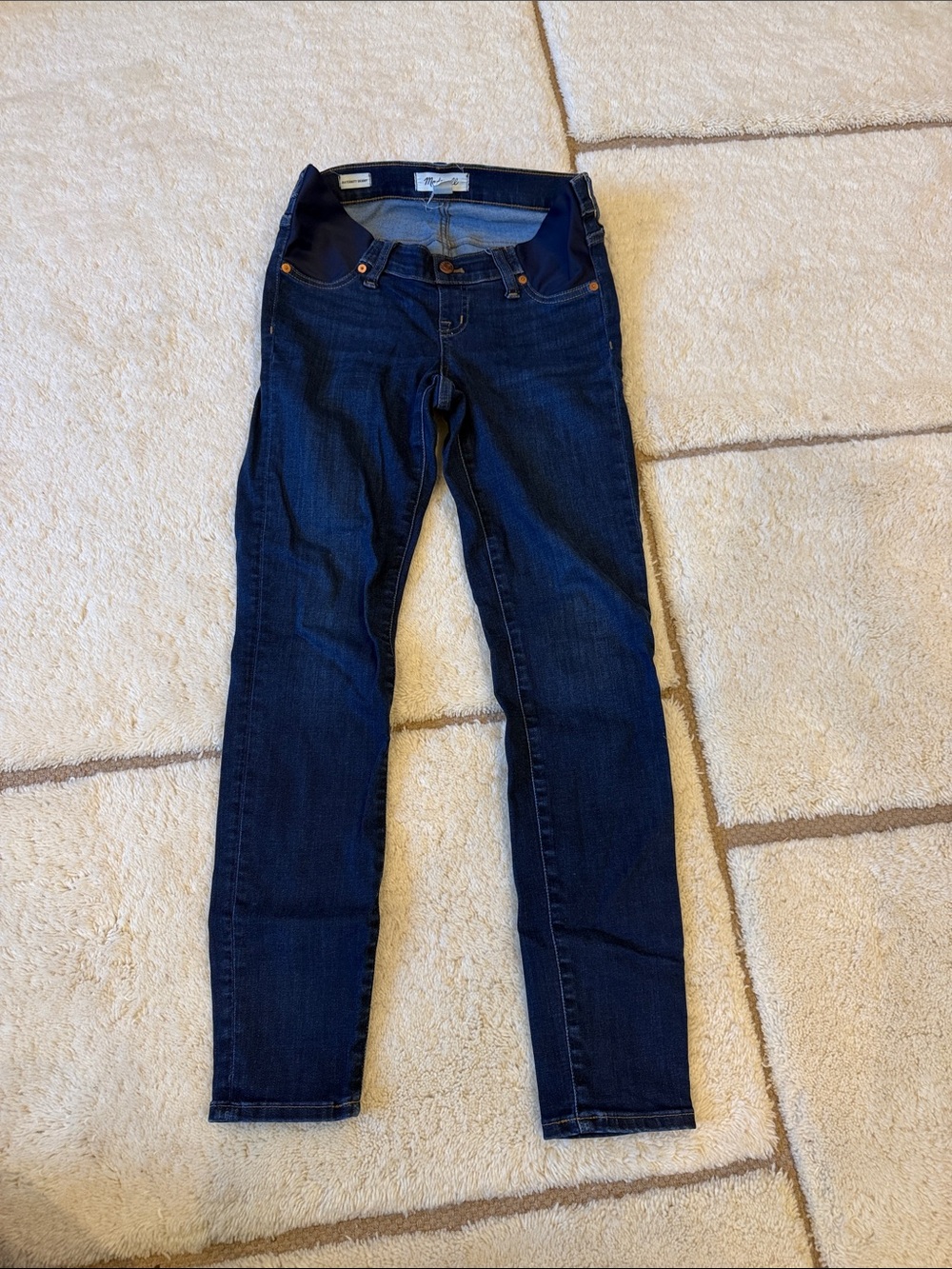 Madewell maternity skinny jeans size 26 Dark Blue Women’s Stretch Skinny Jeans